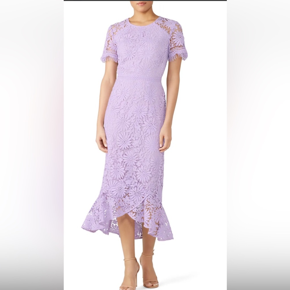 Shoshanna Lilac Lace Dress, size 8, NWT
